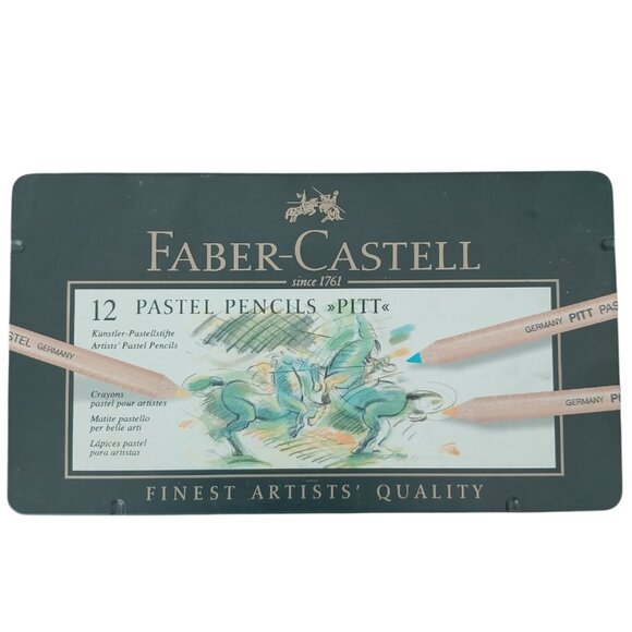 Faber Castell Lot Set 72 Mini Soft Pastel Sticks and Set 12 Pitt Pastel Pencils - Picture 9 of 14
